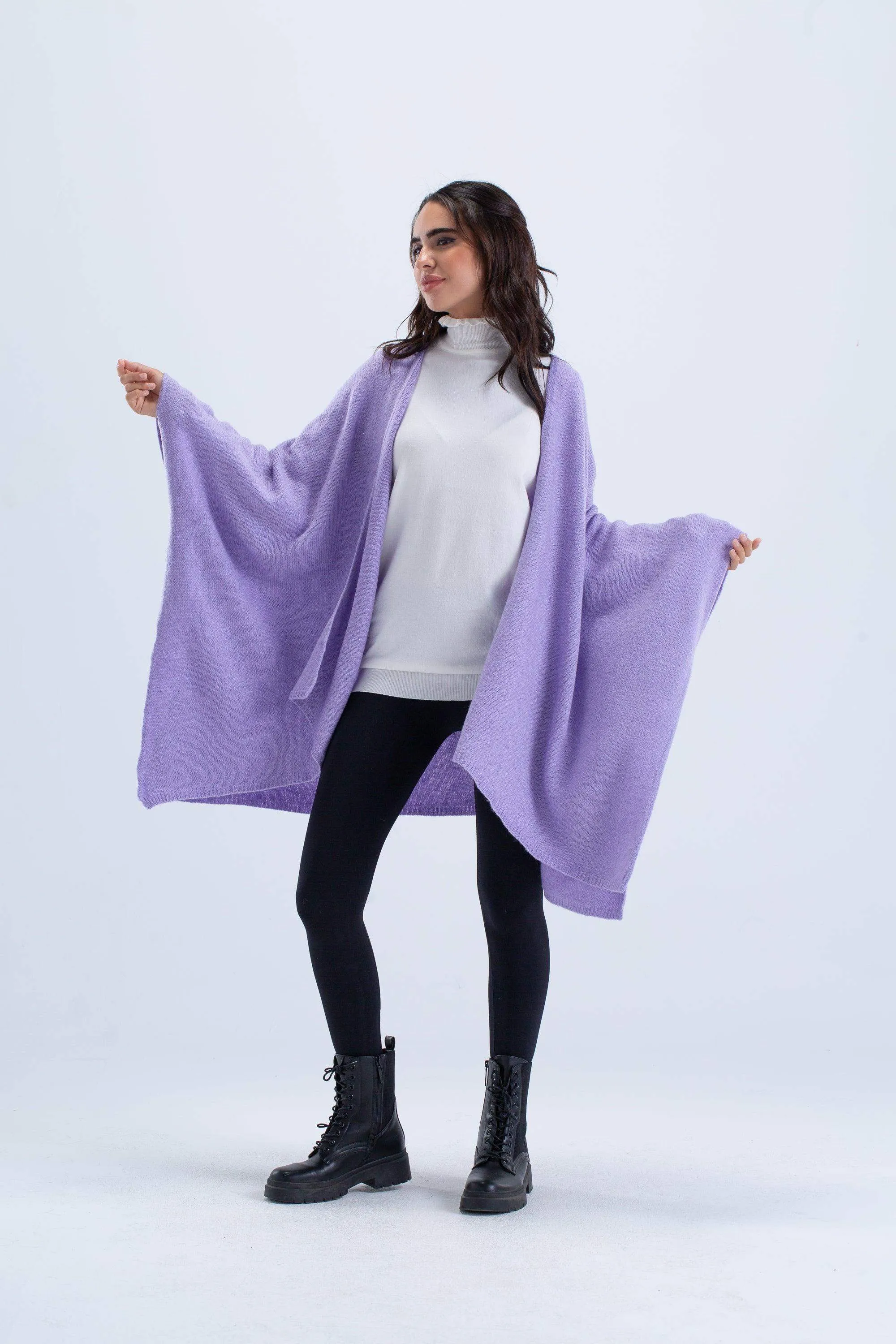 One Size Wool Poncho