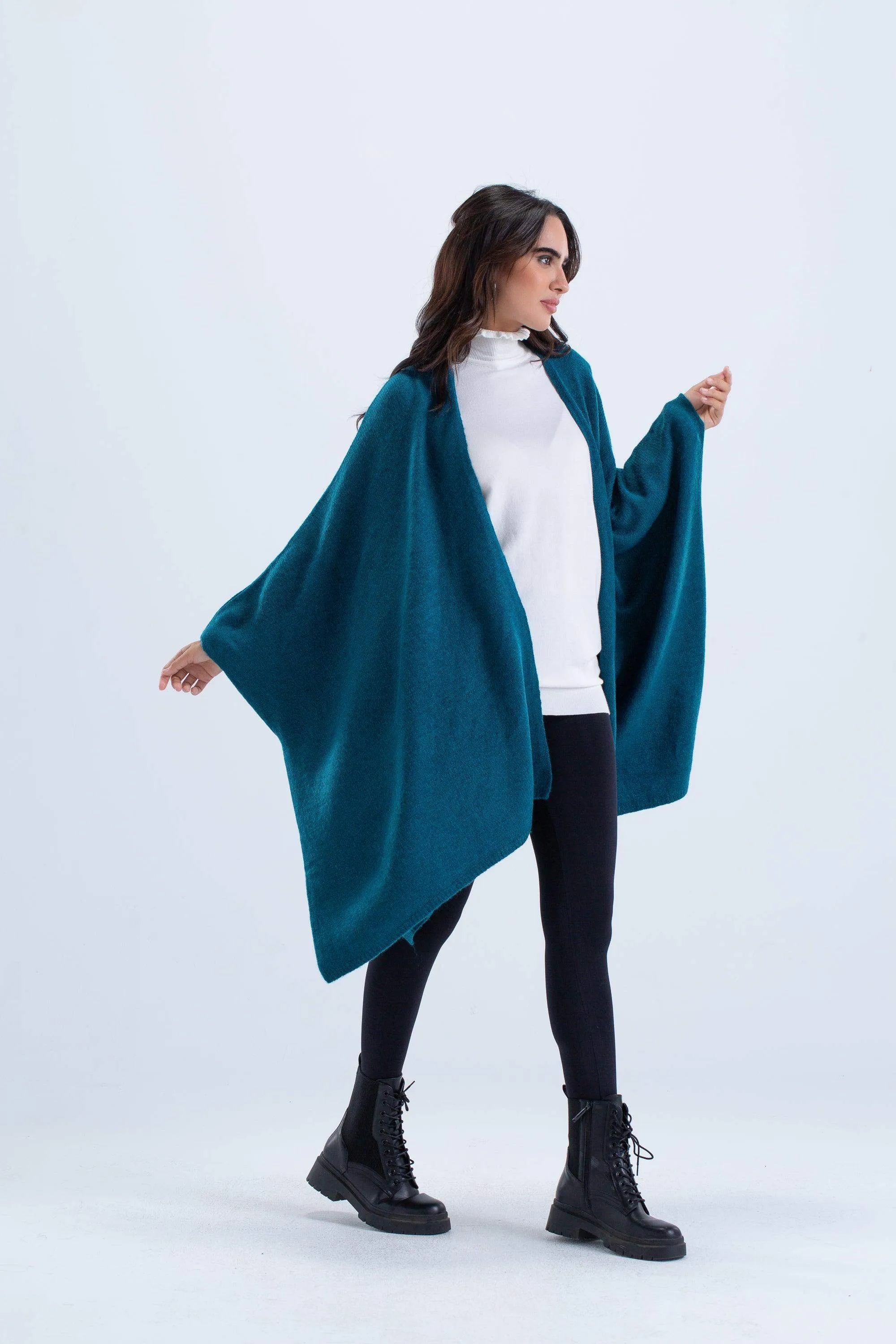 One Size Wool Poncho