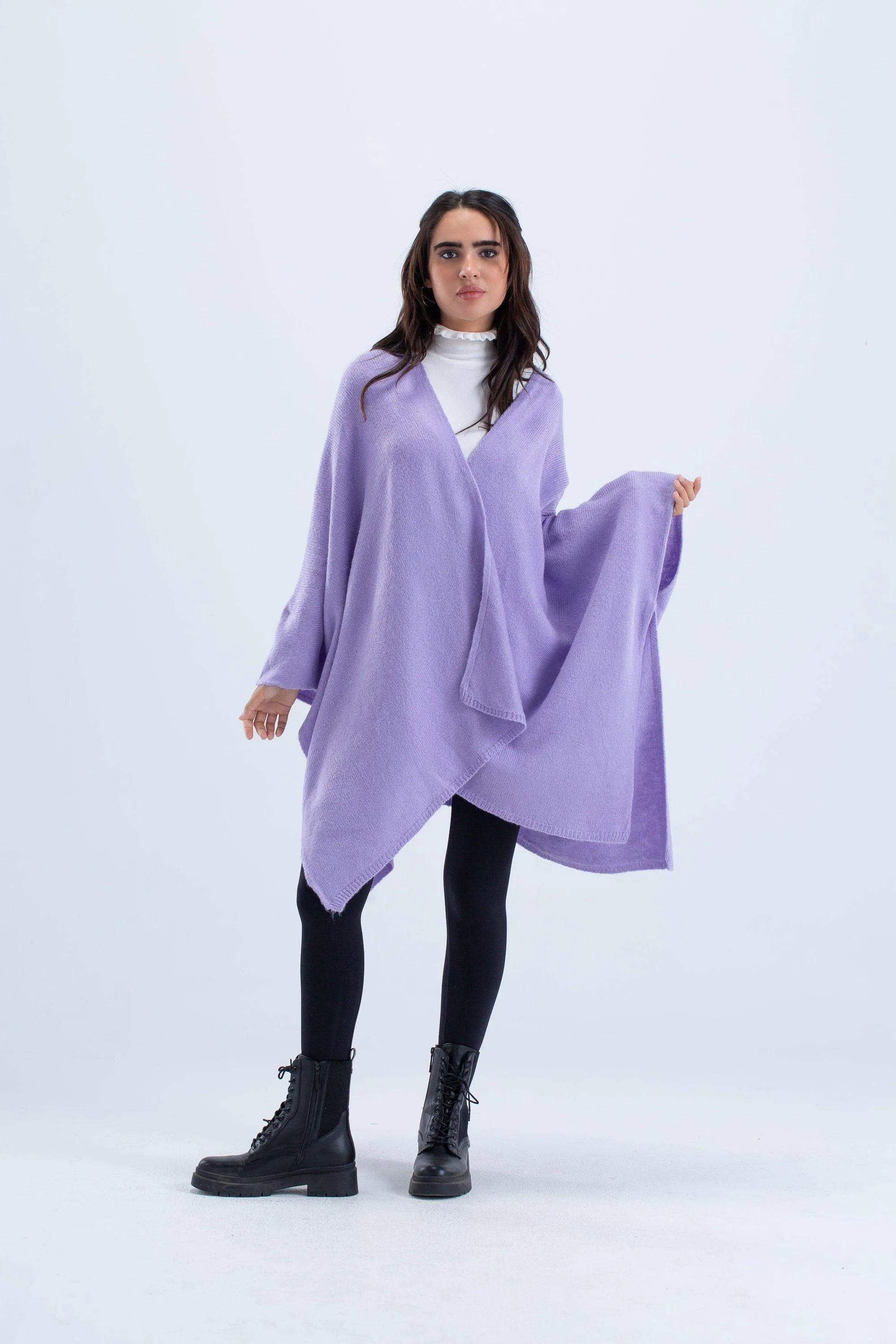 One Size Wool Poncho