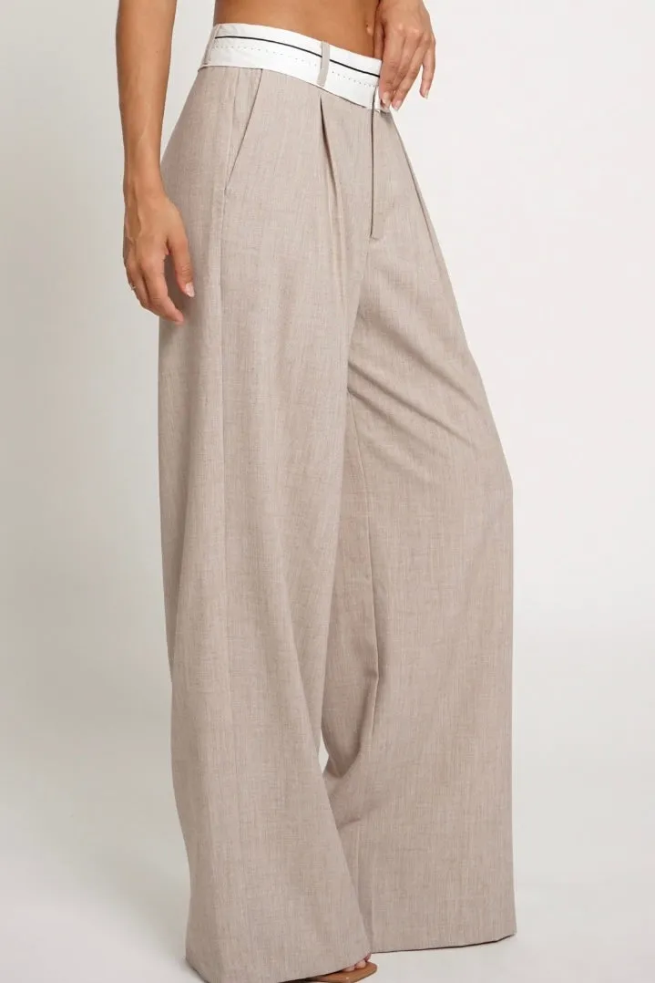 PAGE WIDE LEG TROUSERS