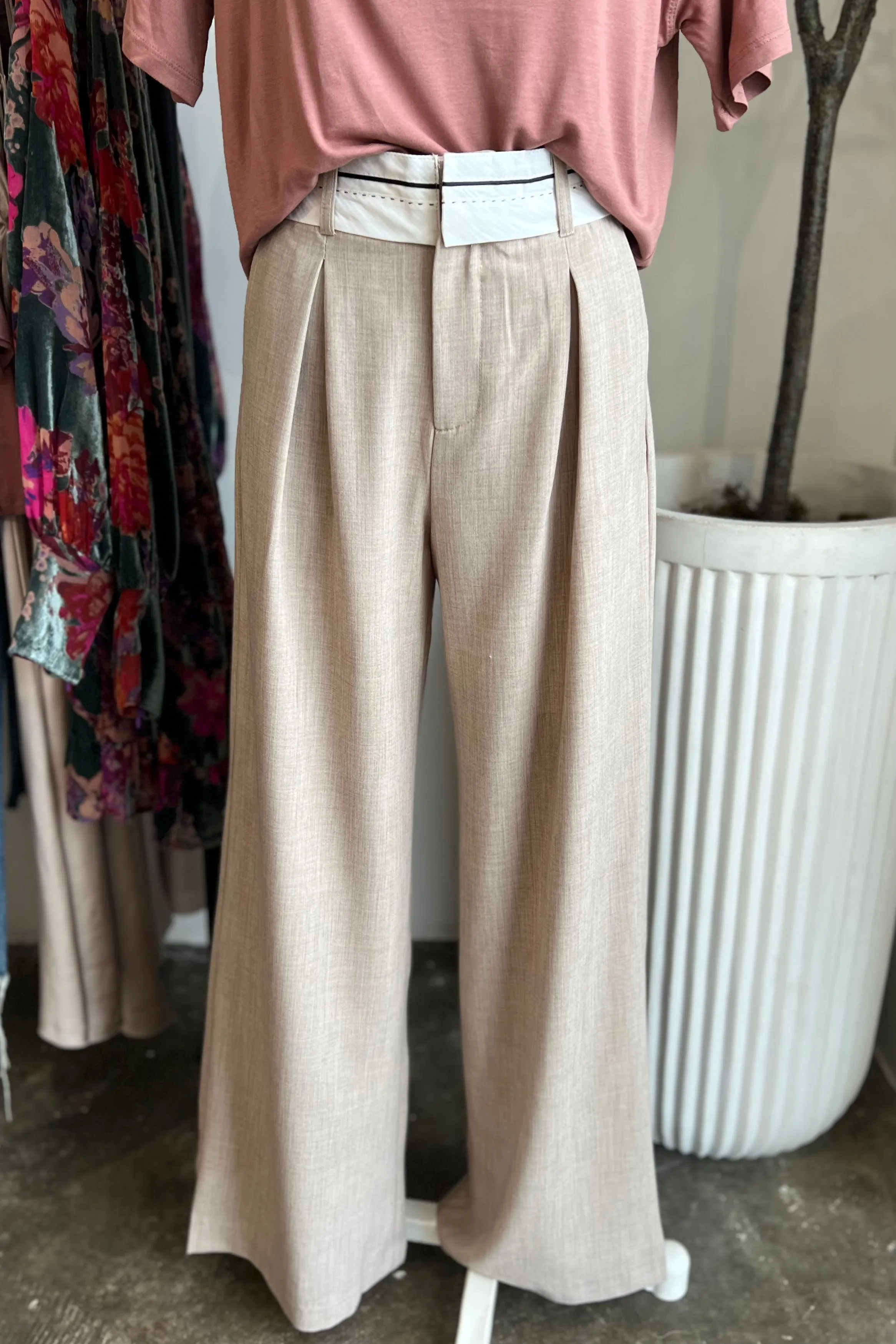 PAGE WIDE LEG TROUSERS