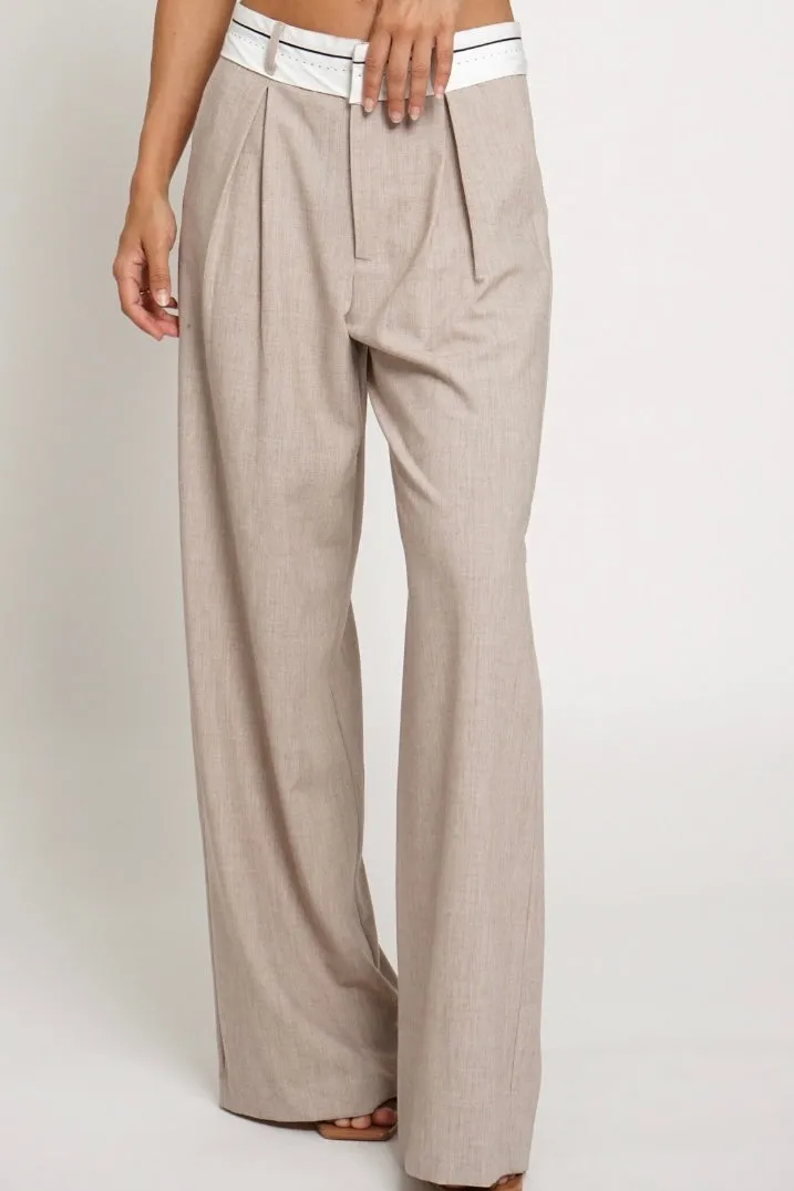 PAGE WIDE LEG TROUSERS