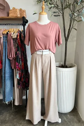 PAGE WIDE LEG TROUSERS