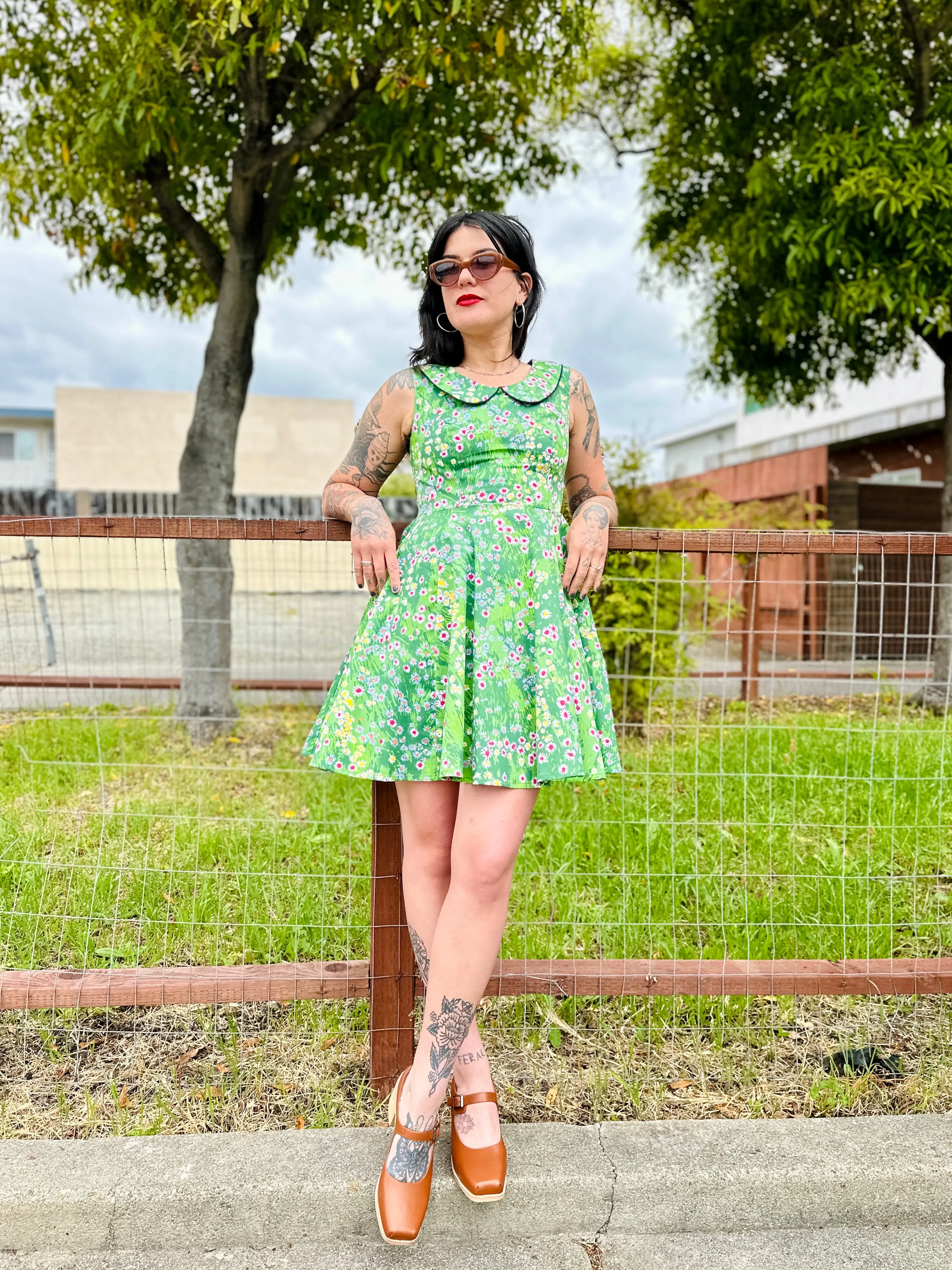 Peter Pan Dress Meadow