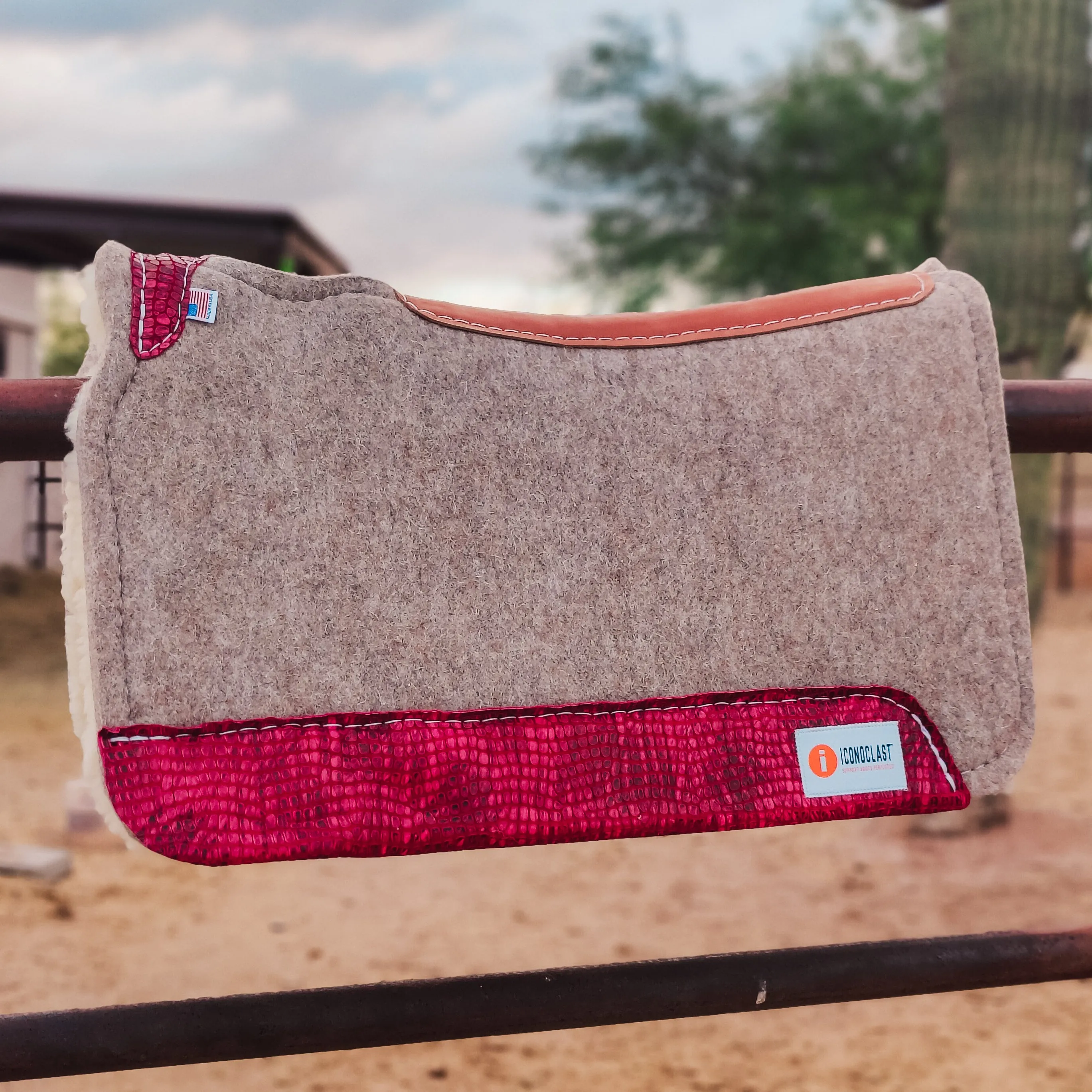 Pink Iconoclast Saddle Pad