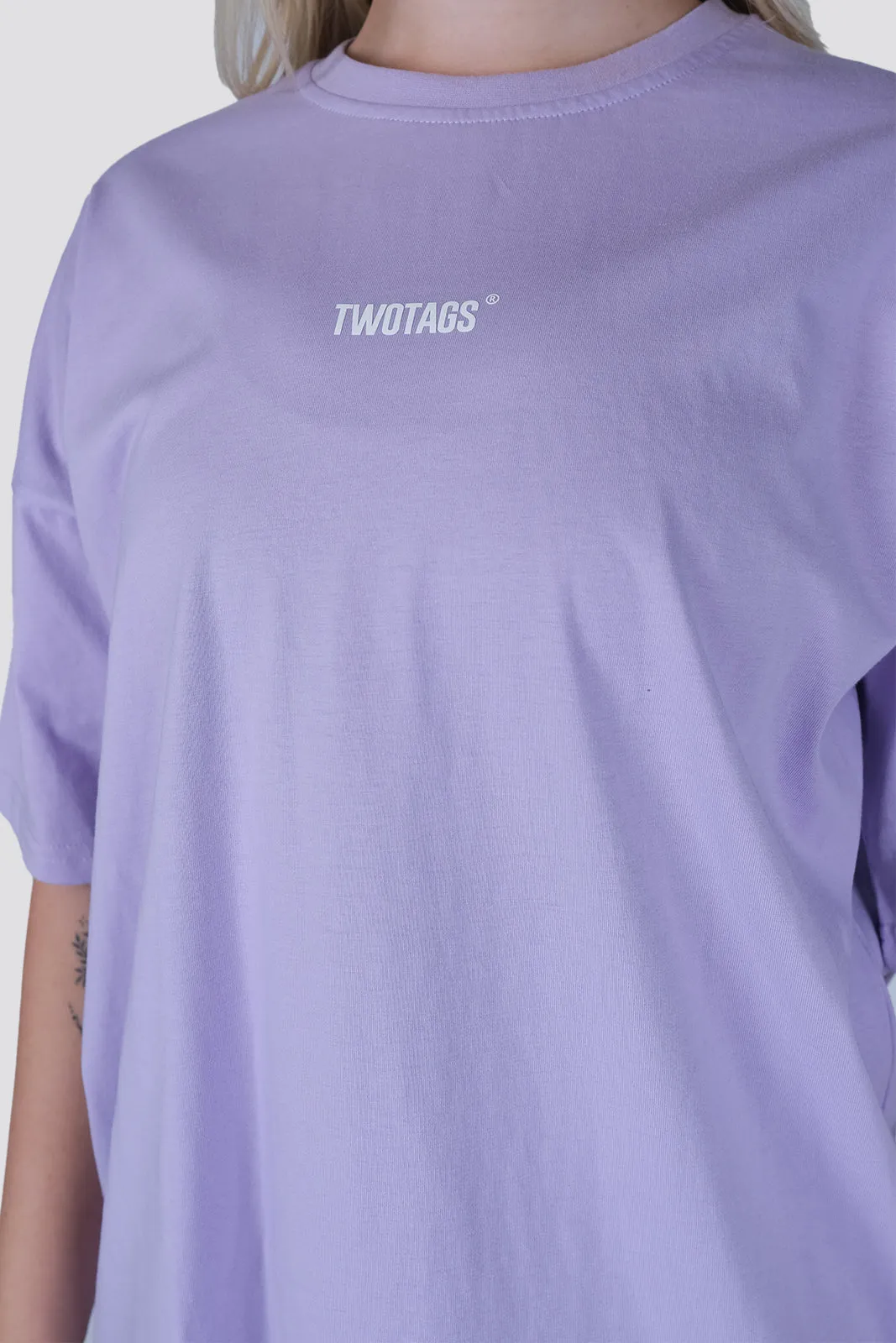 Placid Oversized T-Shirt -Lilac