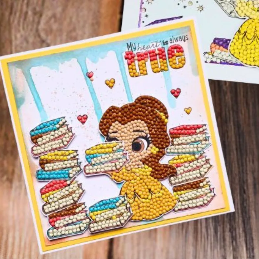 "Belle" Crystal Art A6 Stamp Set