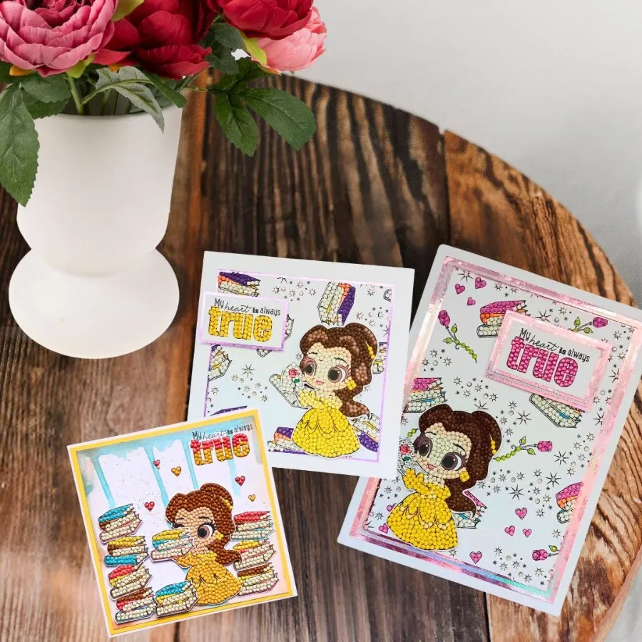 "Belle" Crystal Art A6 Stamp Set