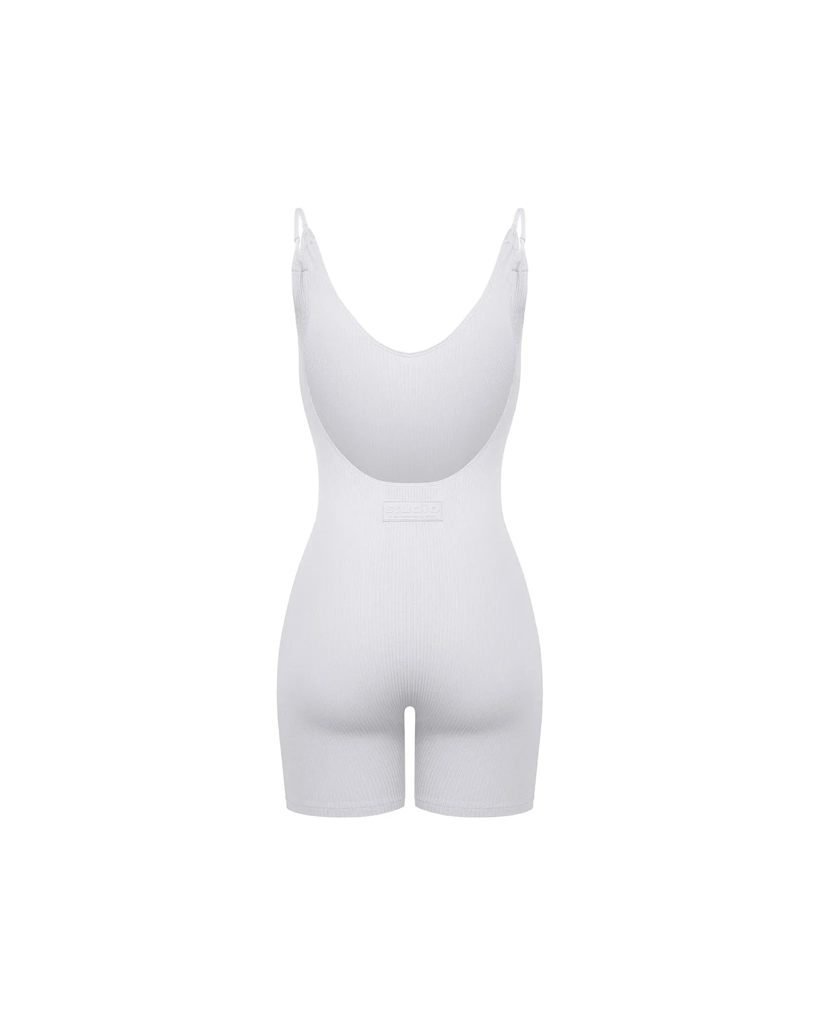 Ribbed Cotton Playsuit