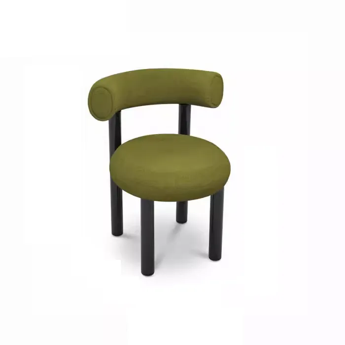 Round Upholstered Dining Chair