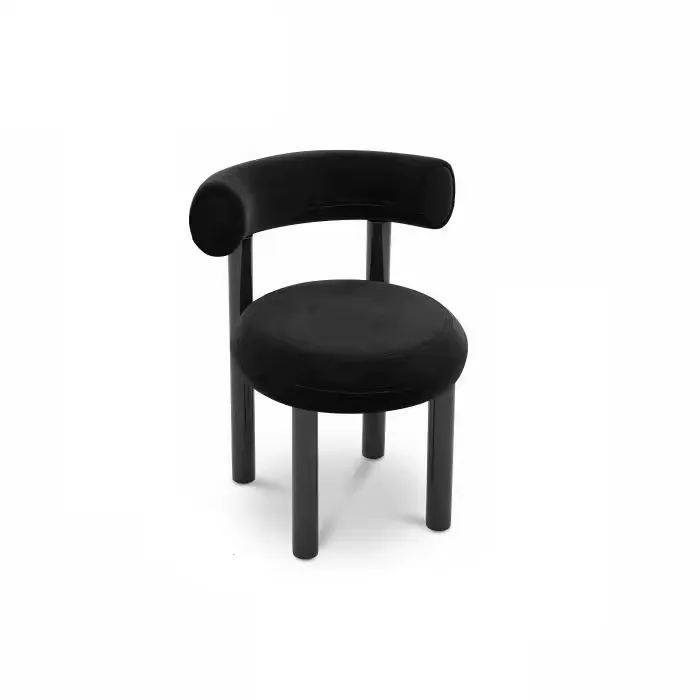 Round Upholstered Dining Chair