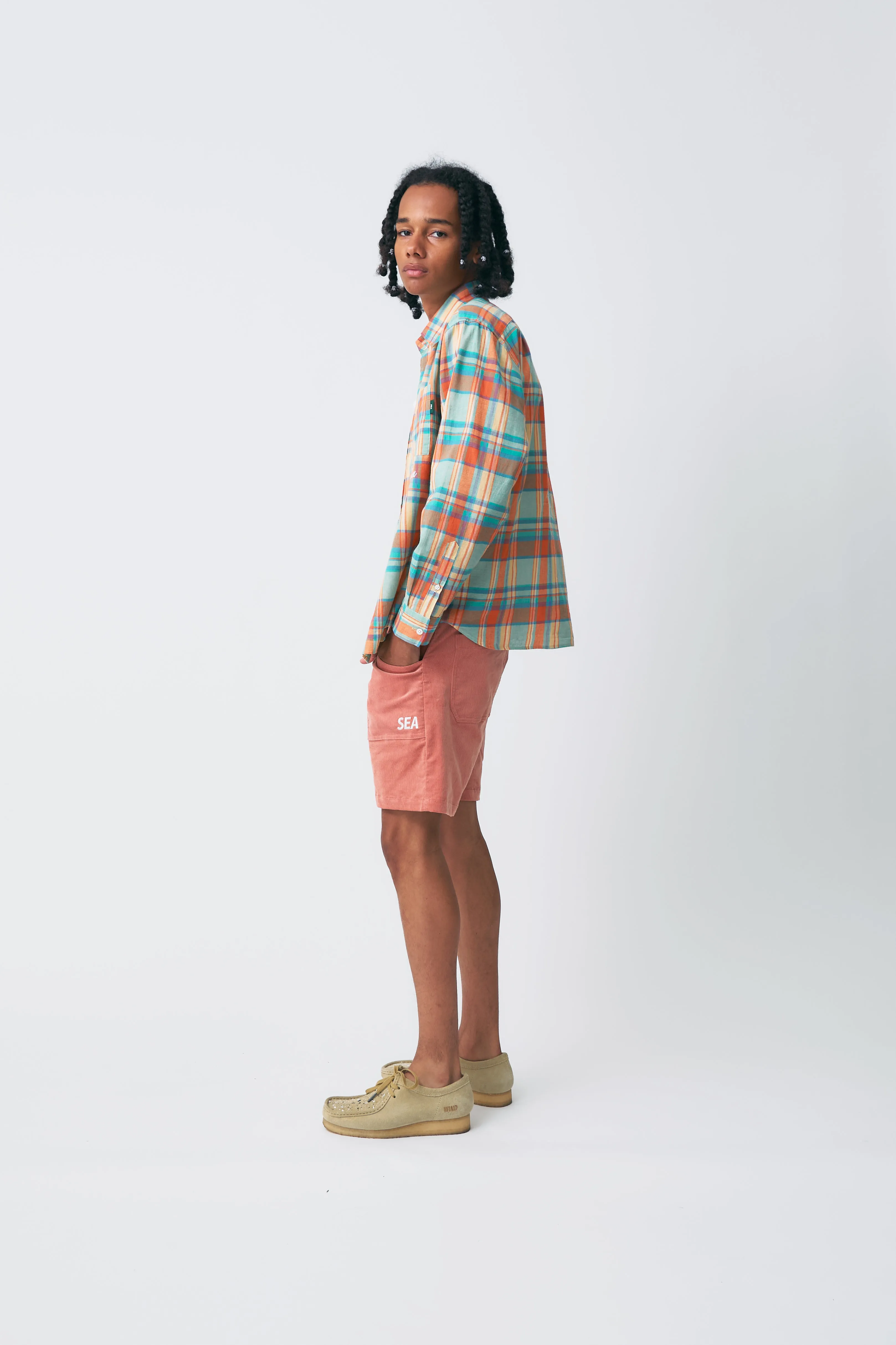 SEA CORDUROY SHORT / PINK