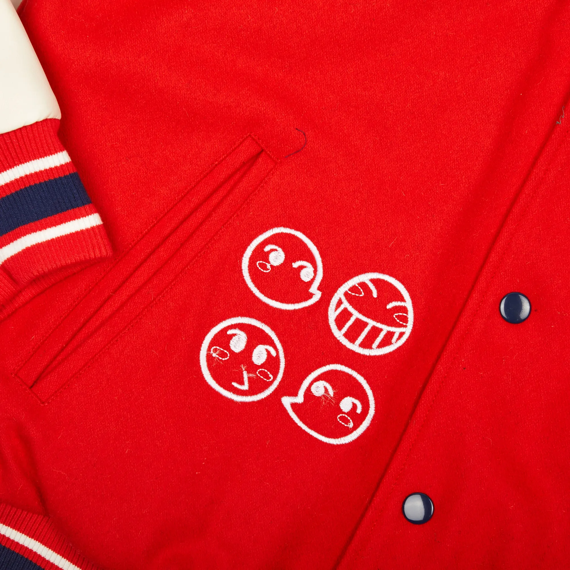 See You Space Cowboy Red Varsity Jacket