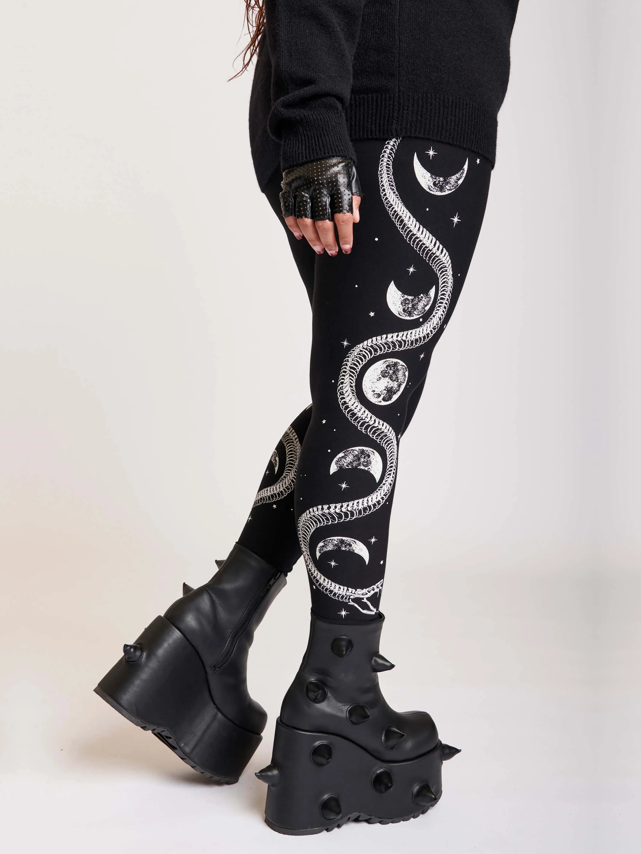 Skeleton Snake Leggings