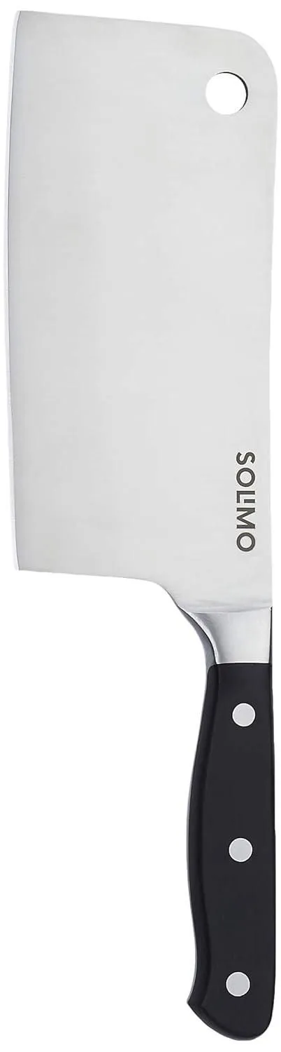 Solimo High-Carbon Stainless Steel Meat Cleaver/Knife