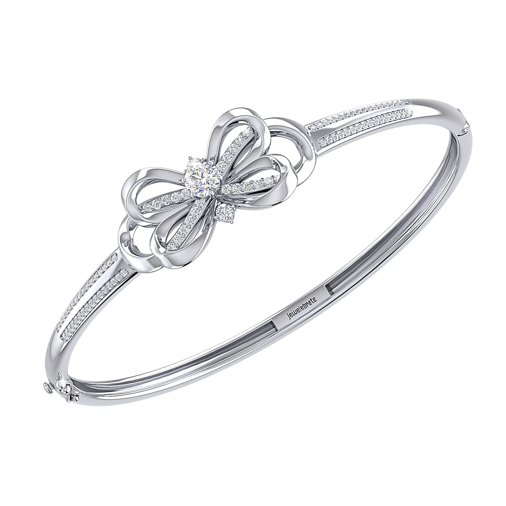 THE INFINITY LOVE KNOT SOLITAIRE BRACELET