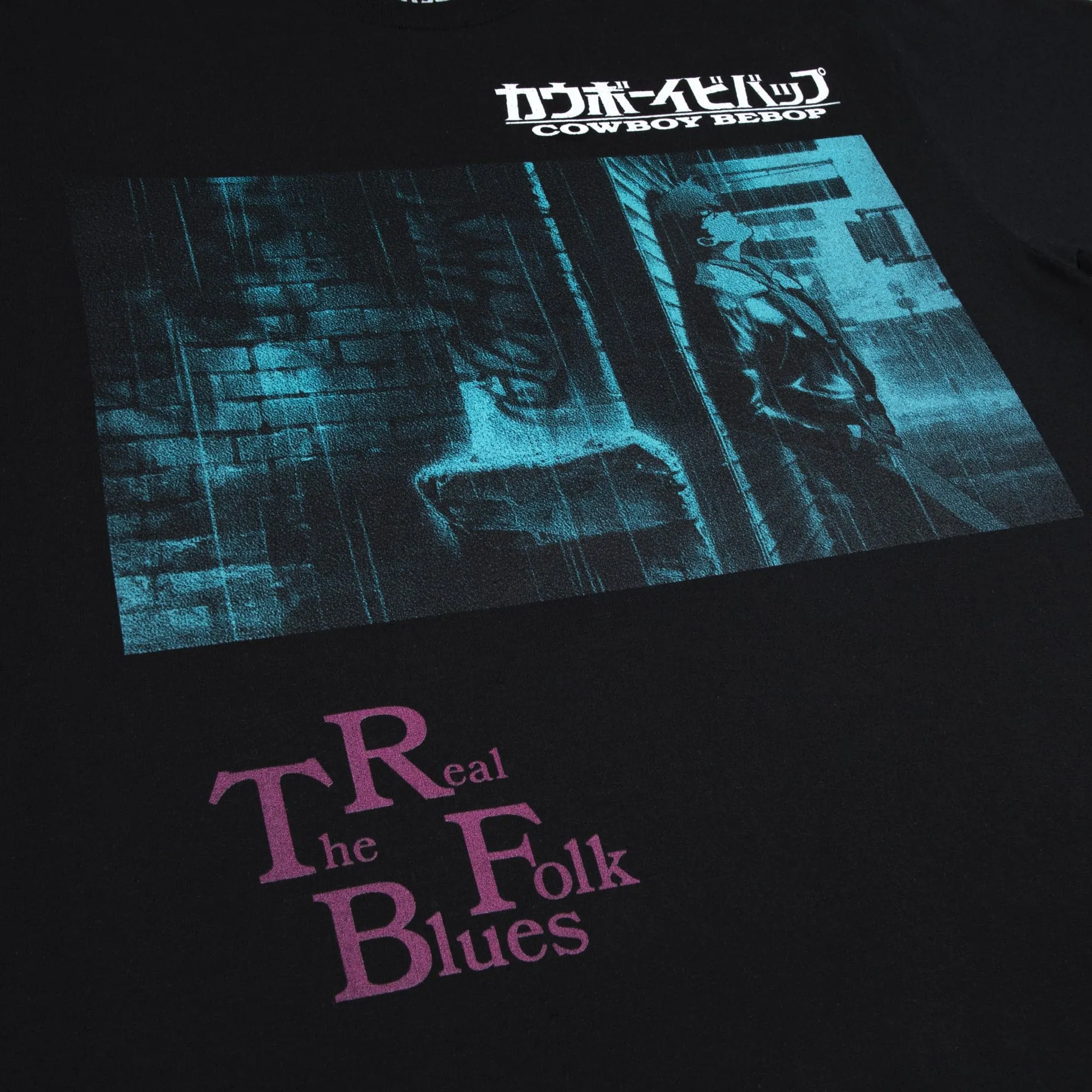 The Real Folks Blues Black Tee