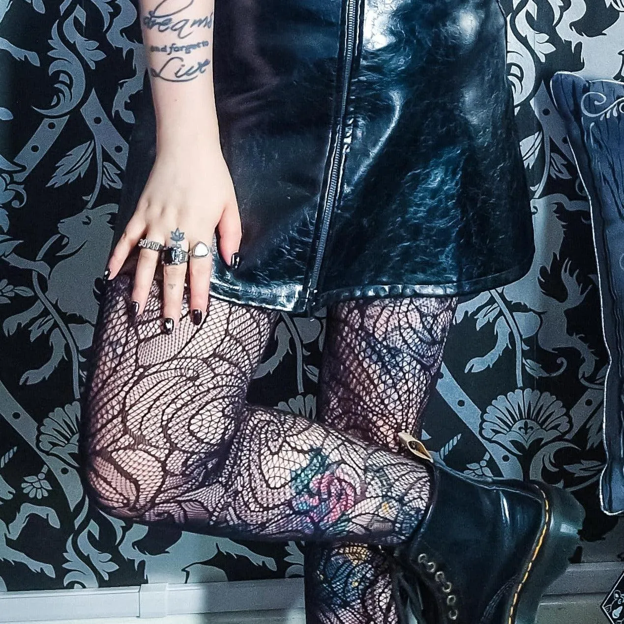 Time Warp Fishnet Tights