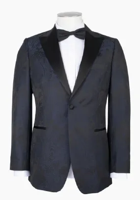 Trace Black & Blue Floral Dinner Jacket