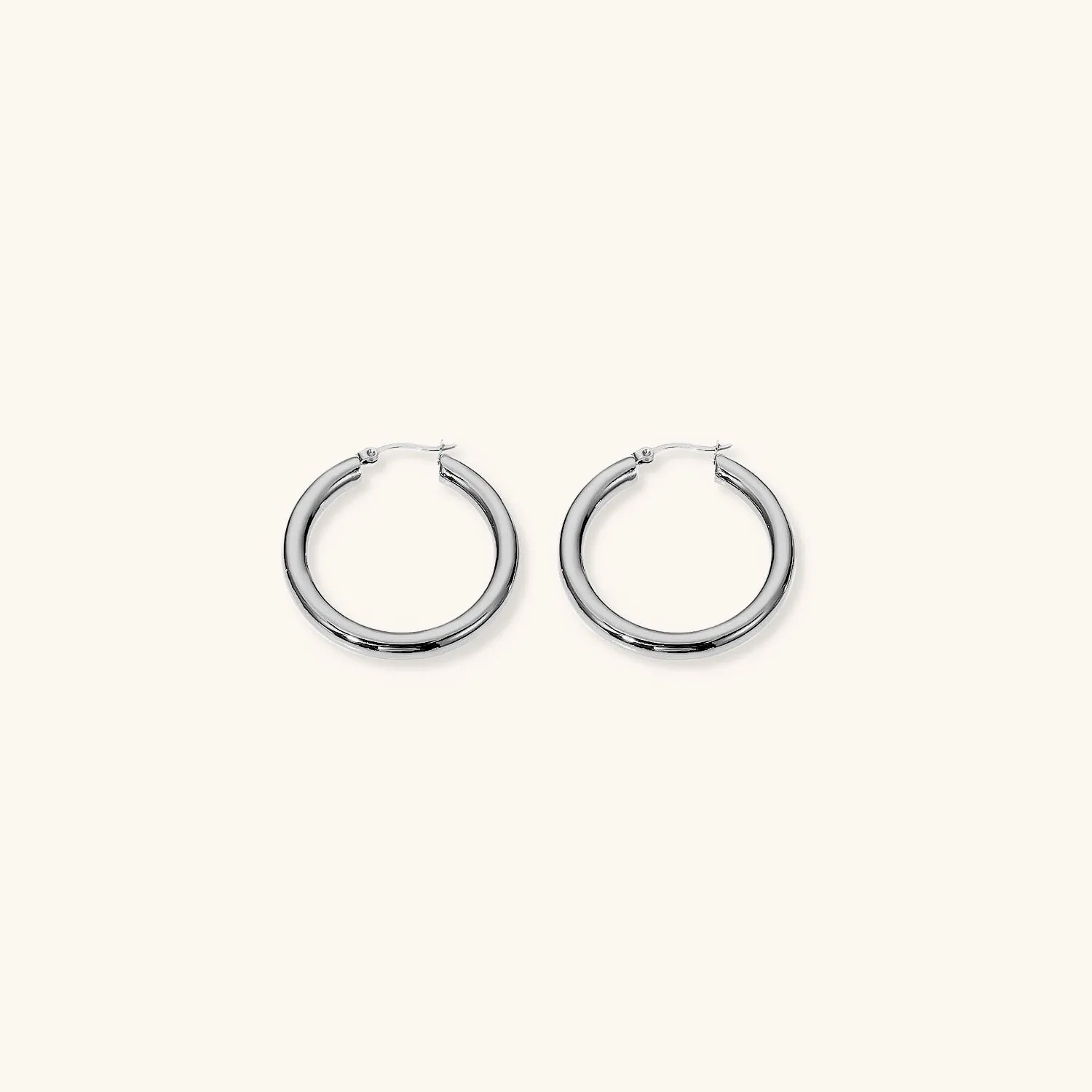 Wide Hoop Earrings