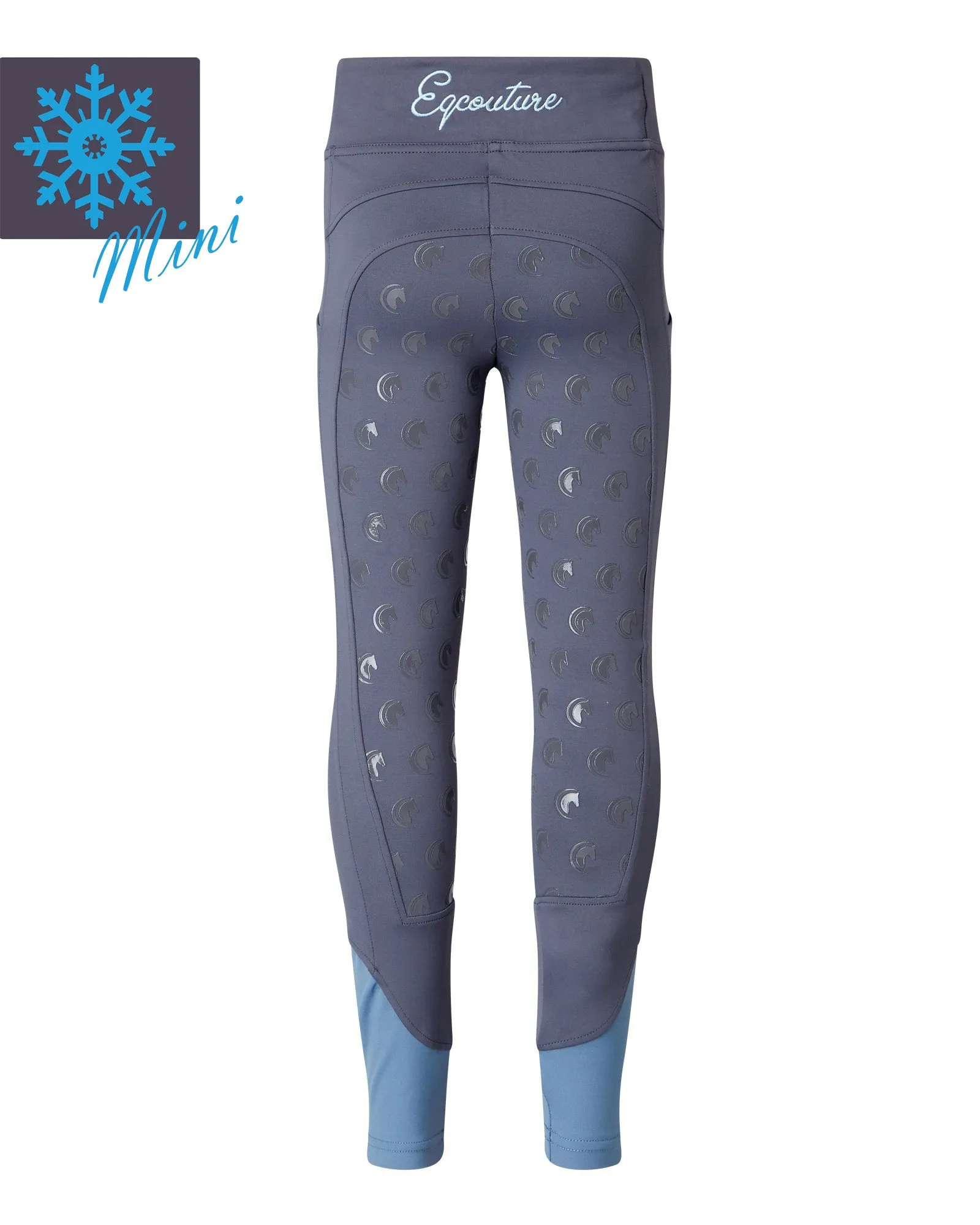 WINTER Kids / Children’s Grey Riding Leggings with Pockets - WATER RESISTANT