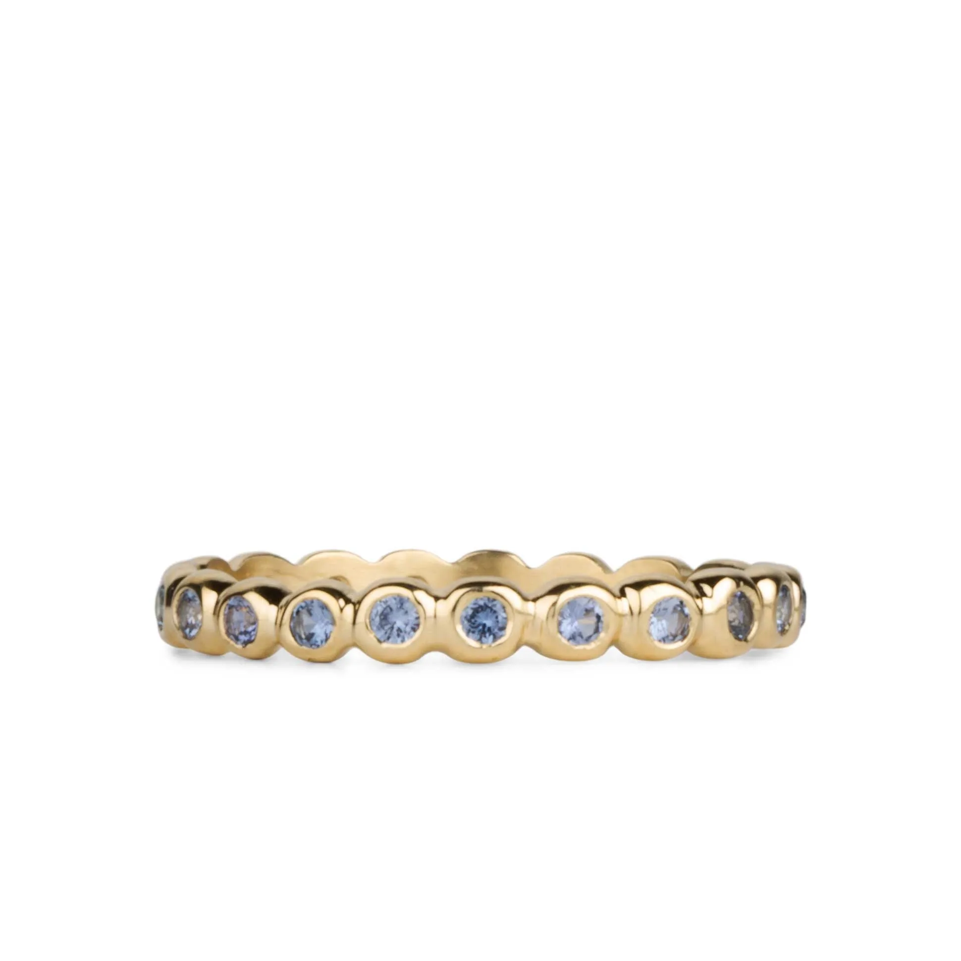 Yogo Montana Sapphire Gold Droplet Band